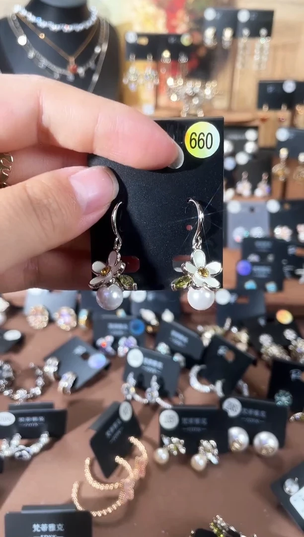 合金925银锆石豆660