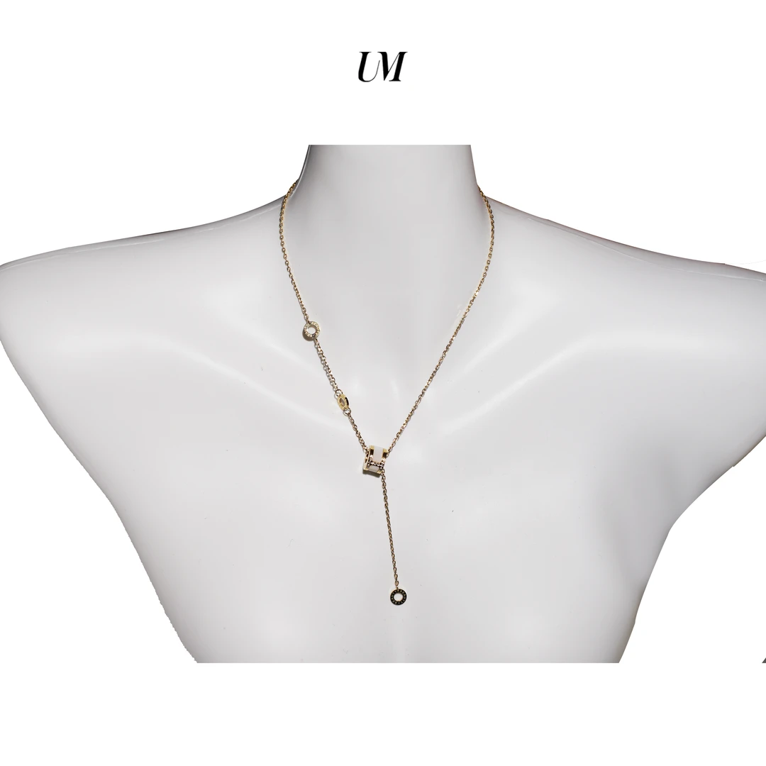 钛钢项链 【U.M】小蛮腰钛钢项链轻奢项链女款设计不掉色百搭锁骨链