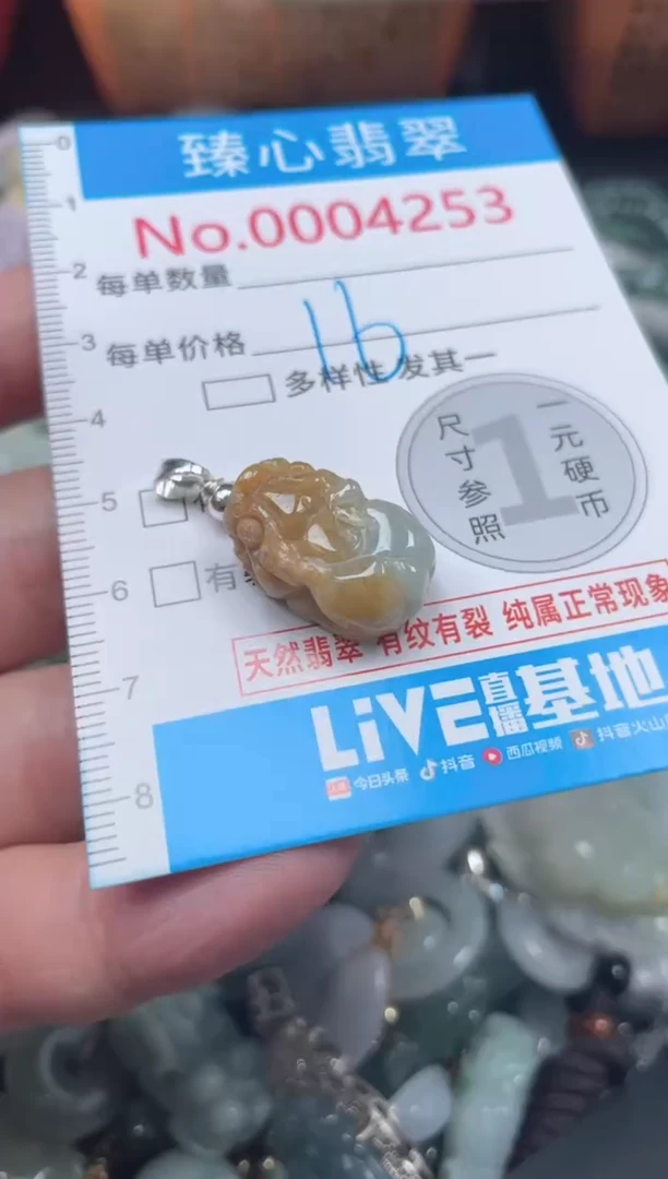 颈饰未镶嵌翡翠4253