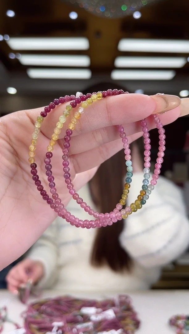 【闪购商品】碧玺/未镶嵌3mm+碧玺多圈5多样性发货