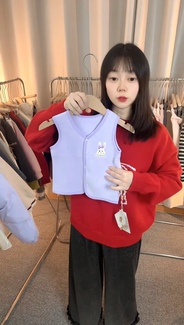 儿童加厚马甲90码MJ008