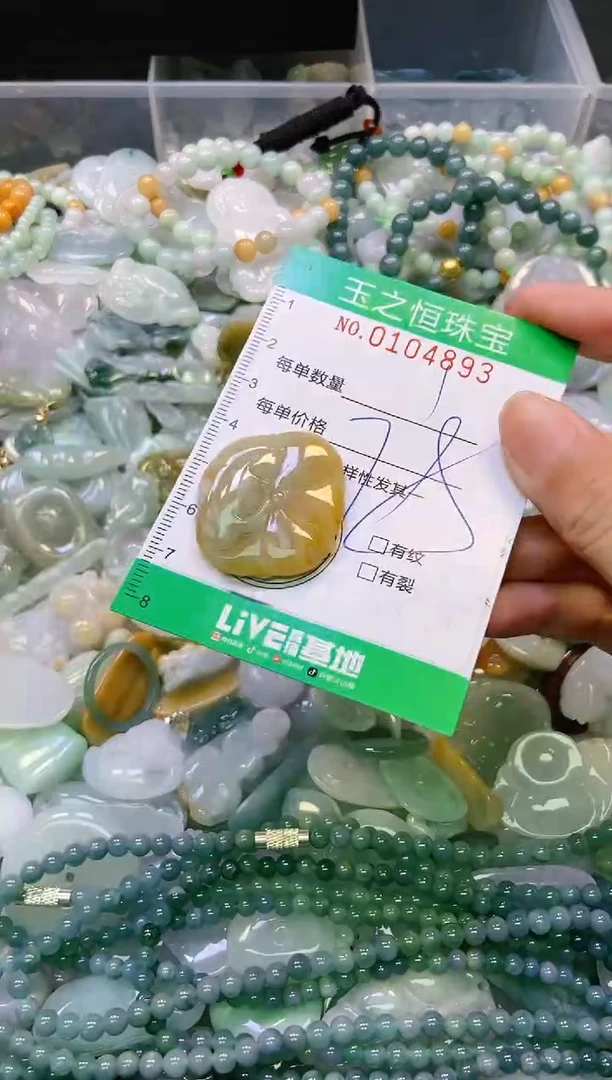 翡翠未镶嵌颈饰闪购0104893