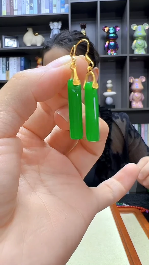 翡翠14K金镶嵌颈饰丹丹diy劲饰