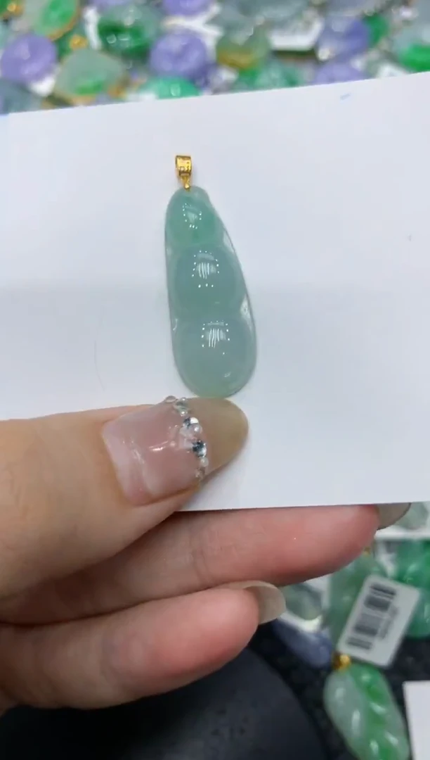 【闪购商品】翡翠颈饰18K金镶嵌222222222