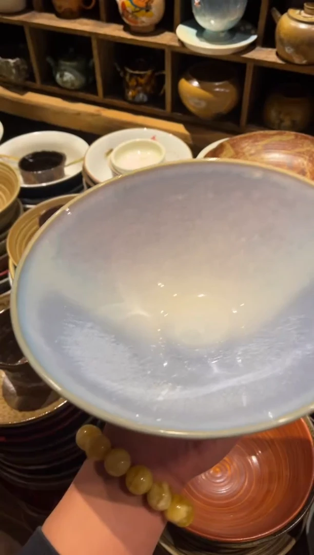 【闪购商品】瓷片628     粉黛斗笠面碗1个