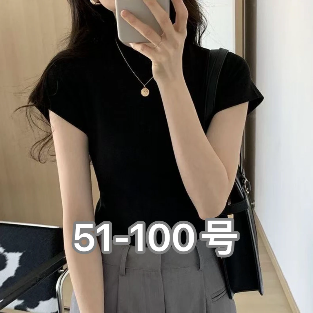 【51-100号】夏季短袖连衣裙女装