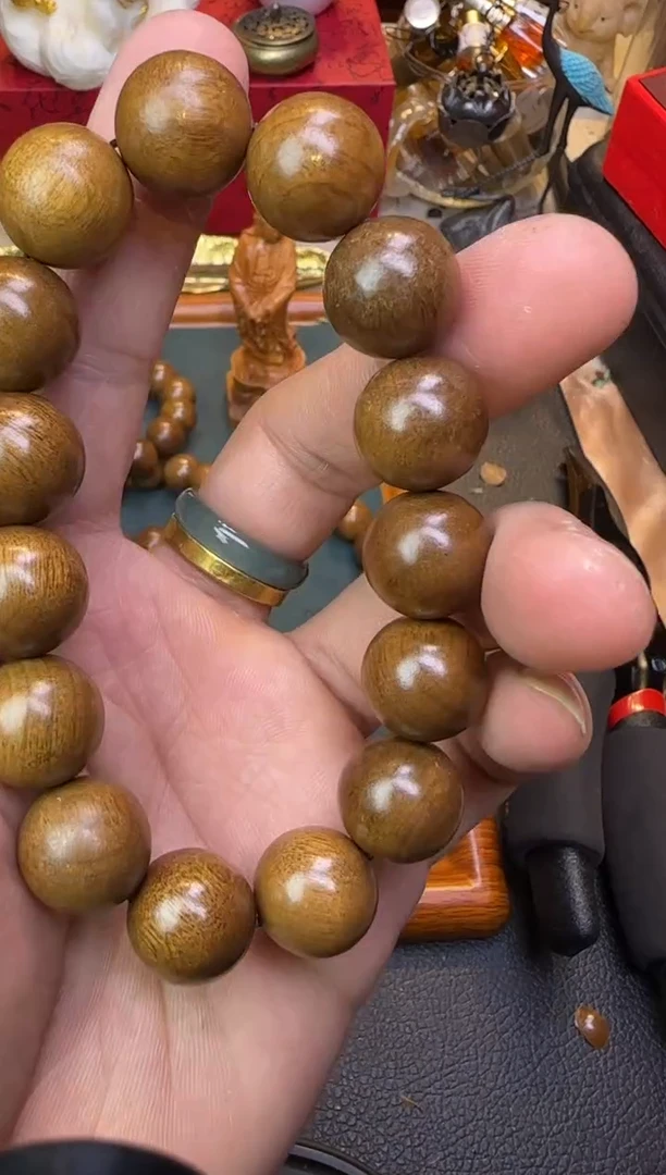 【闪购商品】楠木（金丝楠）手串/手链枯木料单圈15mm