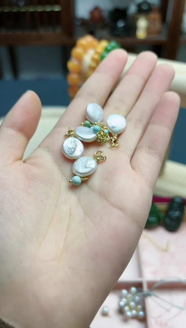 【闪购商品】淡水珍珠挂件未镶嵌巴洛克珍珠挂件*1 YX多样发一