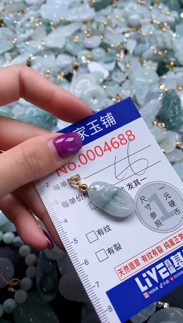 颈饰未镶嵌翡翠4688