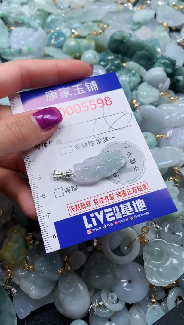 颈饰未镶嵌翡翠5598