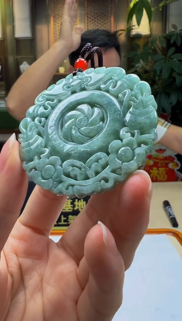 【闪购商品】翡翠未镶嵌颈饰G2025-3-14-3
