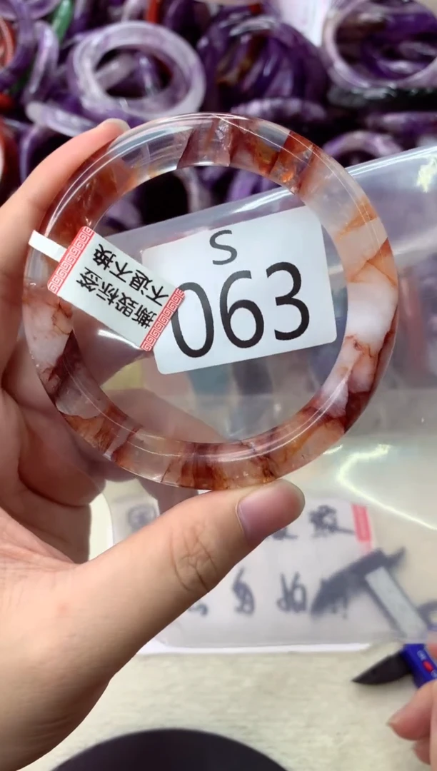未镶嵌手镯水晶S063-58