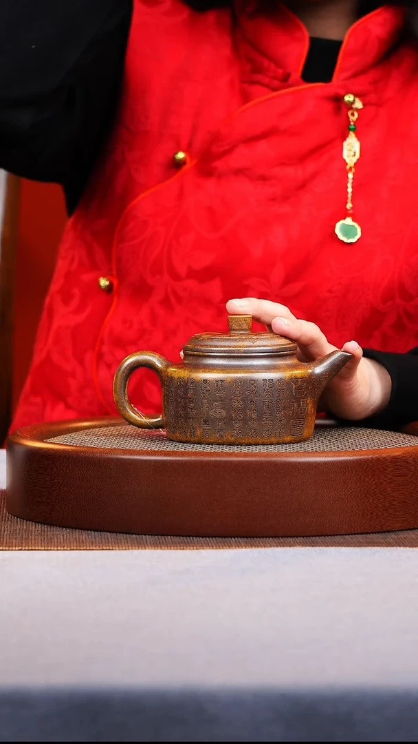 茶壶紫砂柴烧德钟