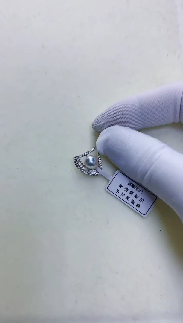 【闪购商品】海水珍珠商品银S925镶嵌设计款吊坠