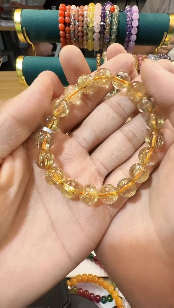 水晶手链未镶嵌晶0215 约10mm