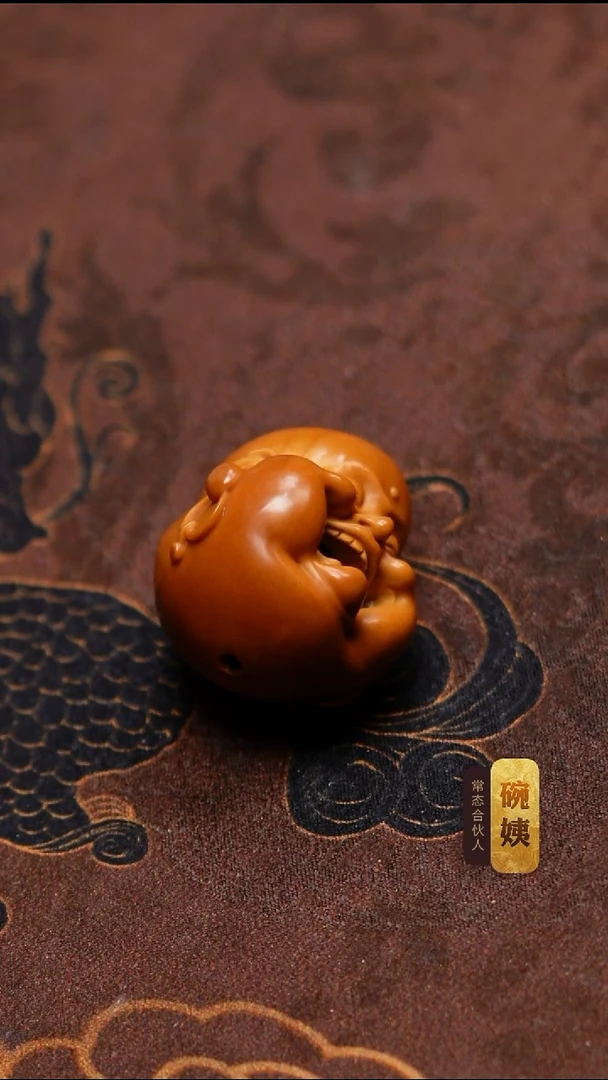 手串/手链橄榄核?****E乐群2.6笑佛头