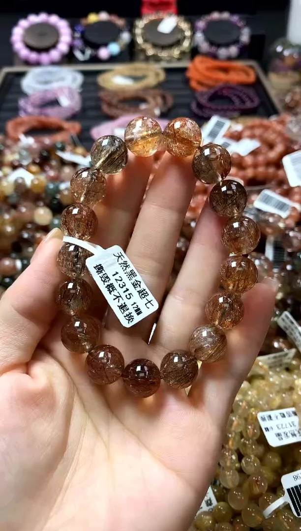 未镶嵌手链水晶12*