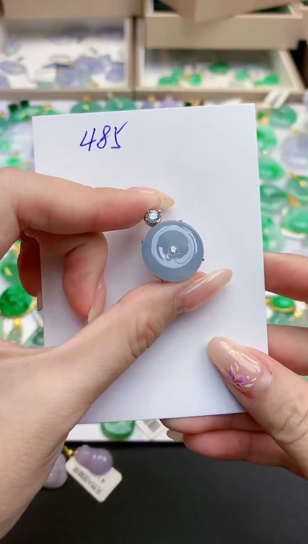 颈饰未镶嵌翡翠天然缅甸A货翡翠