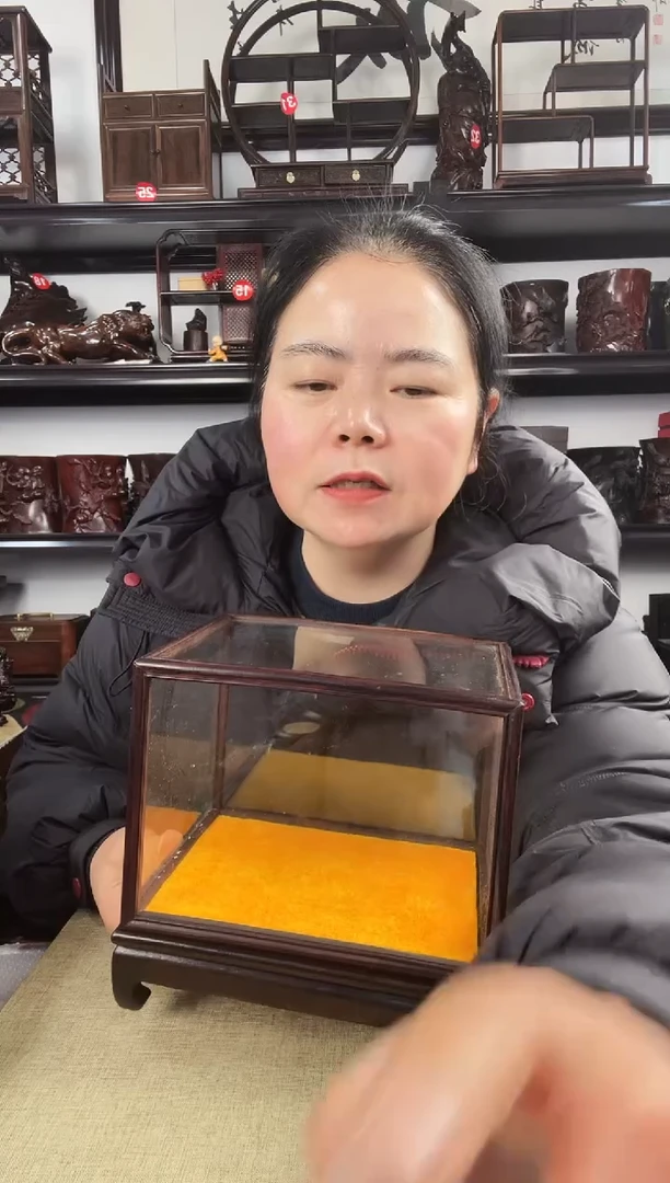 木玻璃罩2老李红木工艺品