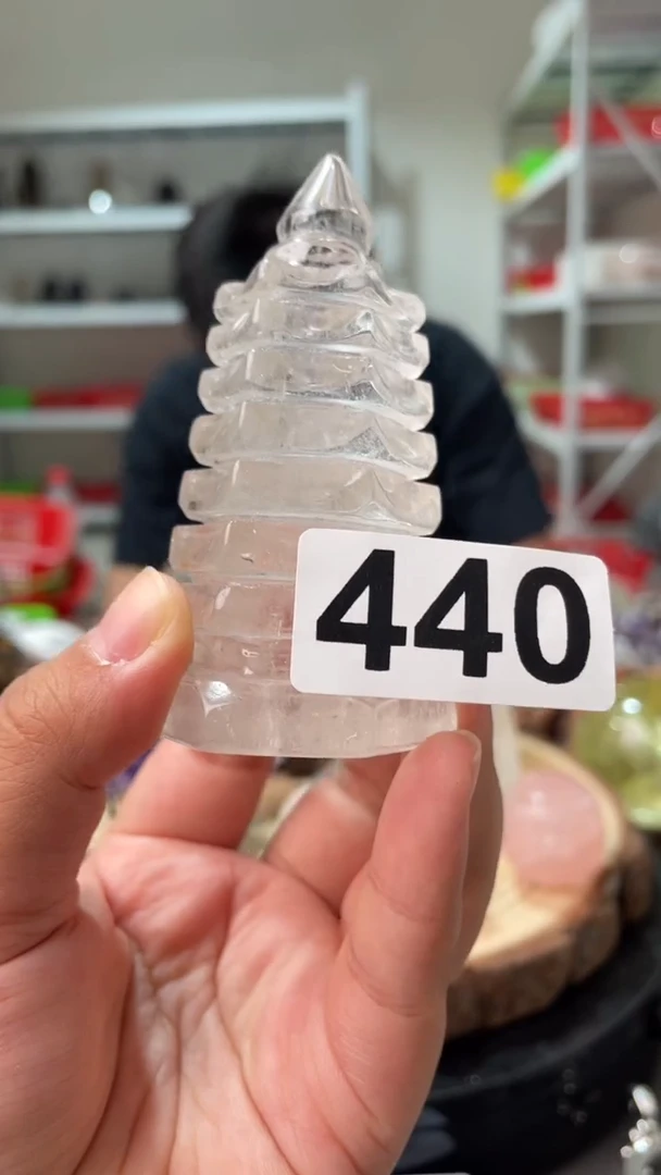 未镶嵌水晶大型摆件（非配饰）白水晶文昌塔440