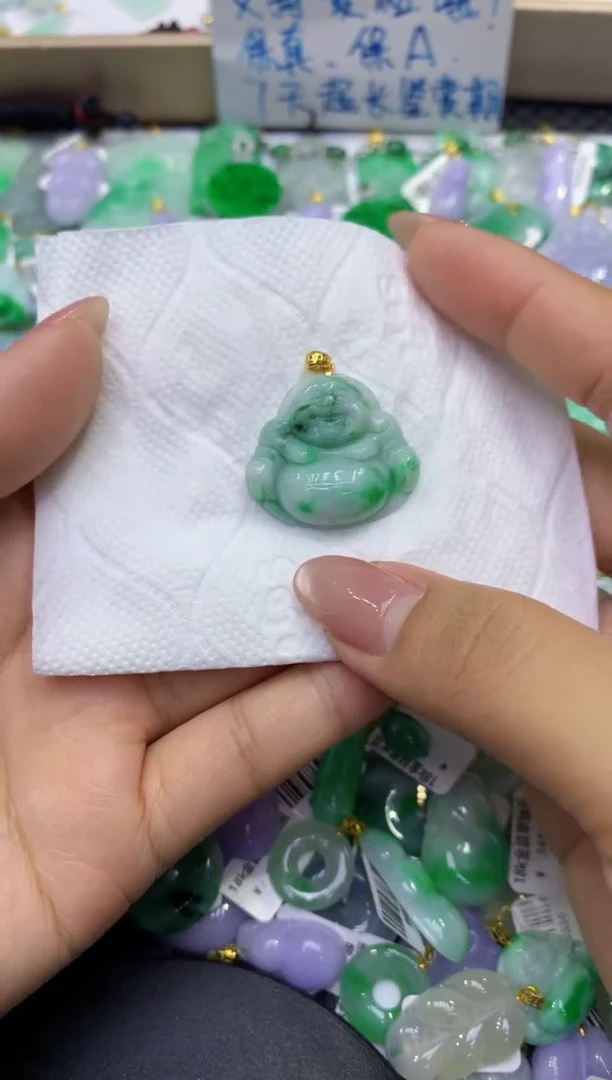 颈饰未镶嵌翡翠天然缅甸A货翡翠