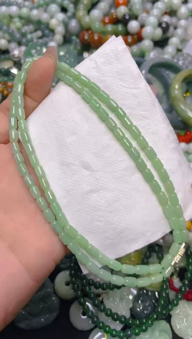 颈饰未镶嵌翡翠4MM