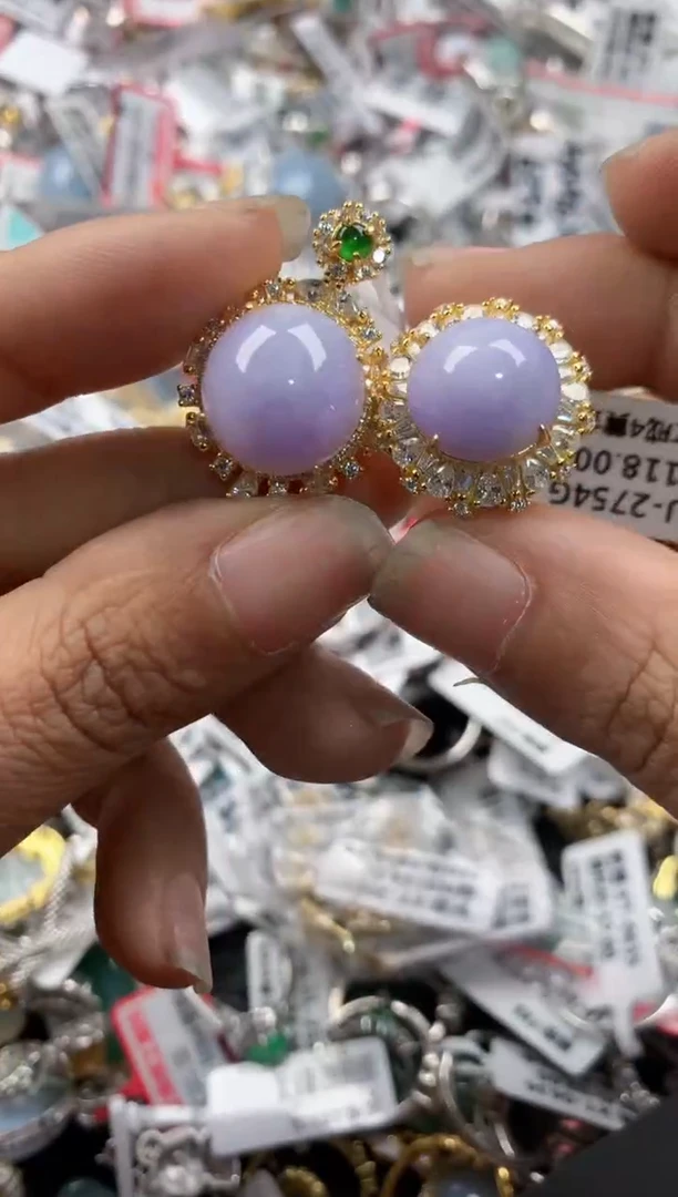 银S925镶嵌戒指翡翠151515-----2