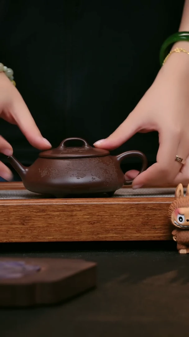 茶壶紫砂原矿手工制作紫砂作品