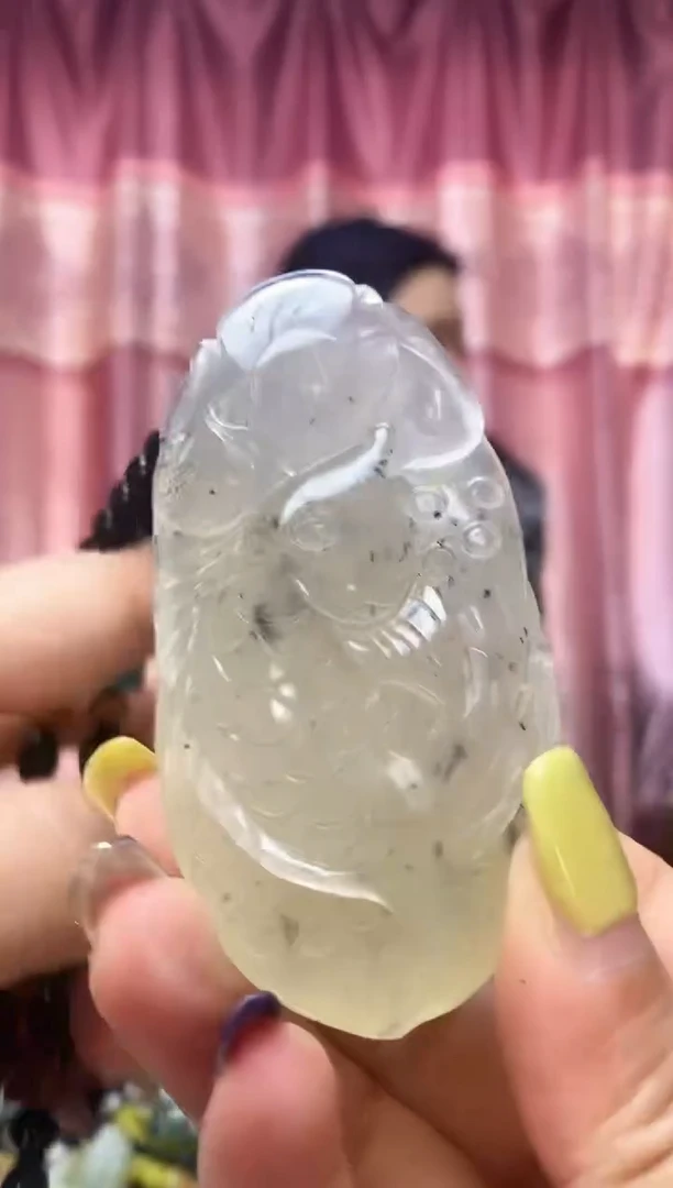 未镶嵌岫玉手把