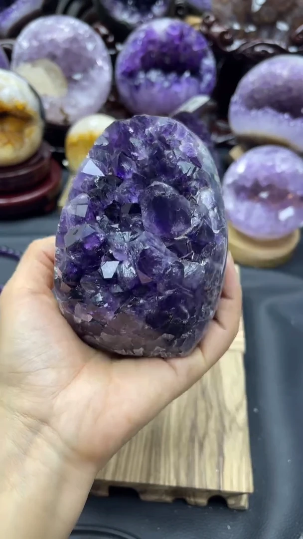 未镶嵌大型摆件（非配饰）紫晶745号摆件