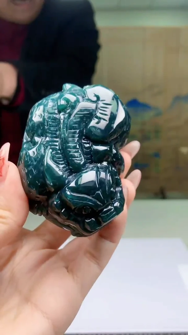 【闪购商品】定制翡翠未镶嵌4969ty-毛货挂件69