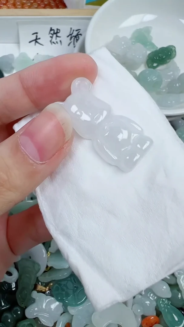 散珠翡翠266号链接，A货翡翠
