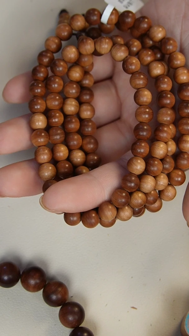 【闪购商品】檀香木手串/手链老山檀0.8多圈多样式发其一供奉料沉水