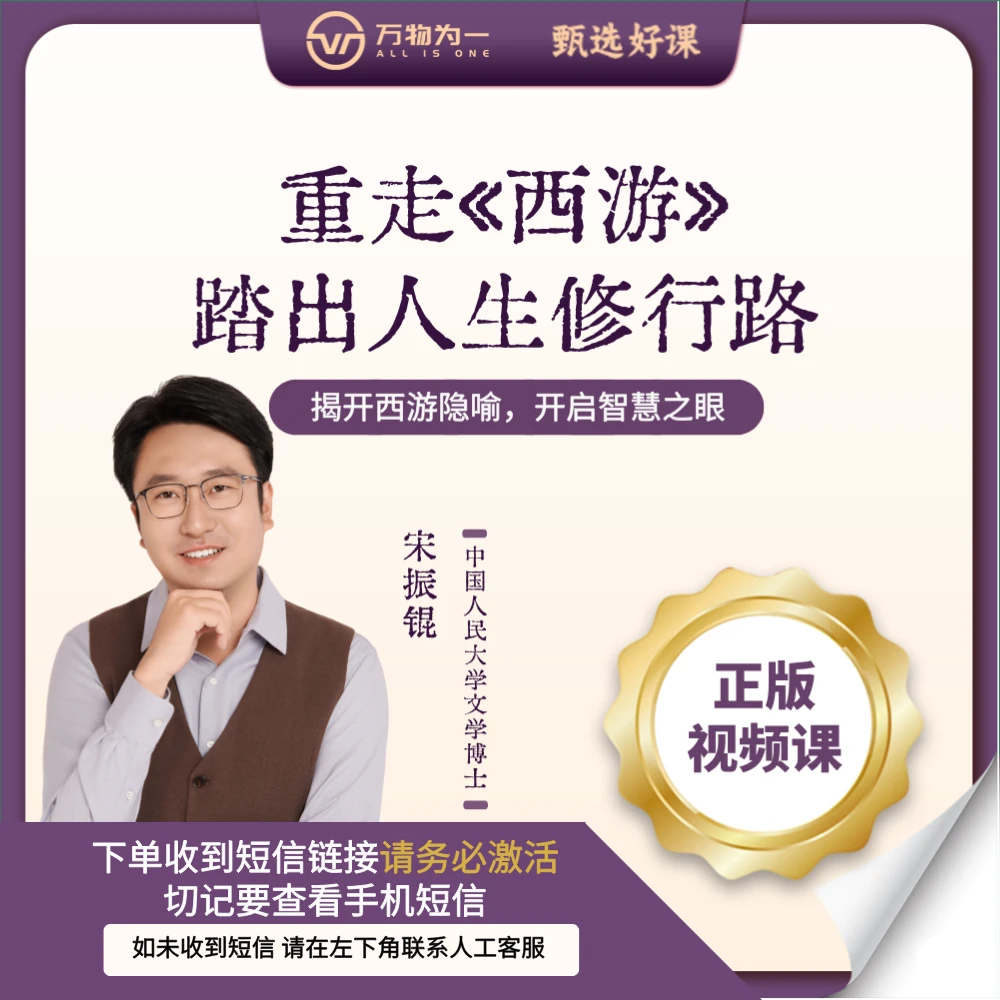 【正版】宋振锟带你重走《西游》踏出人生修行路揭开西游隐喻