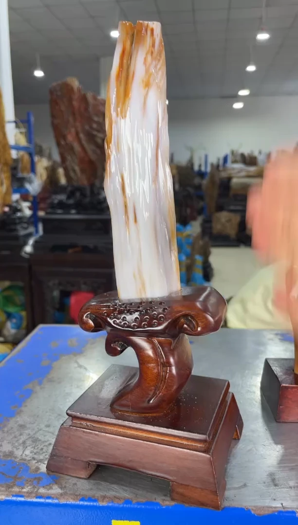 硅化玉摆件未镶嵌8