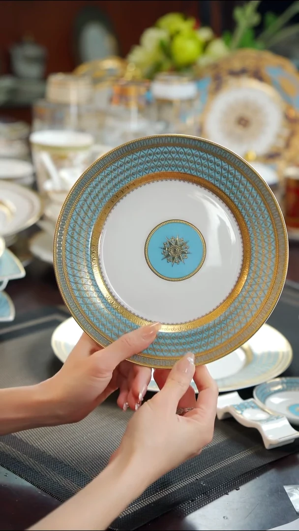 瓷片8英寸平盘   1个