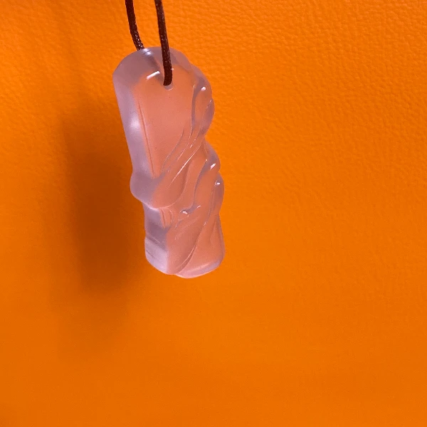 （鼎轩珠宝）天然俄料石英质玉珠宝 仙气满满 独特设计无事牌吊坠