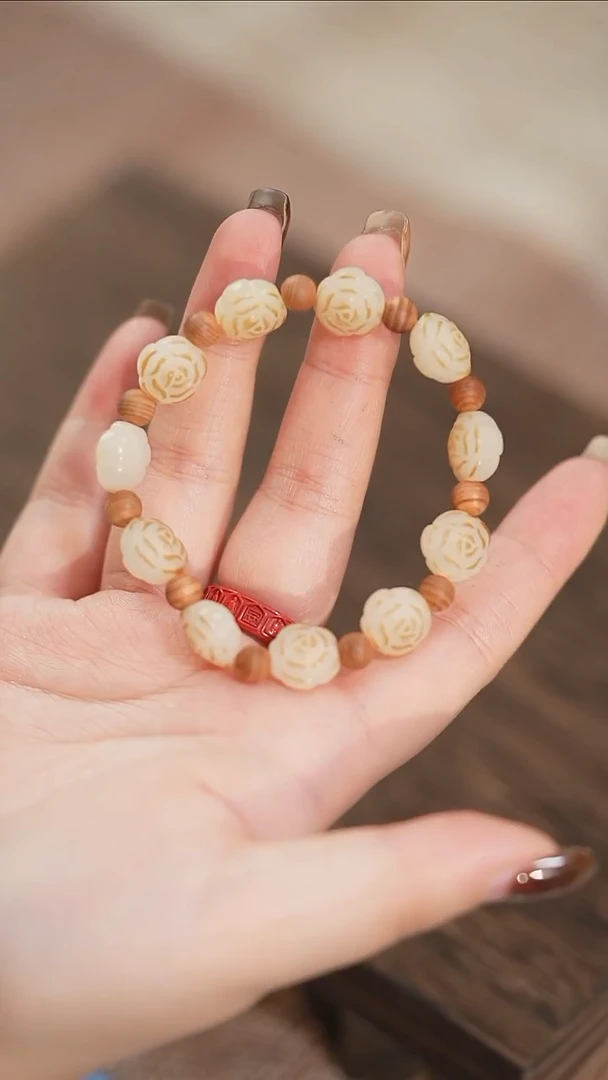 菩提其他【云边】开播福利！炭烧菩提 玫瑰 手串