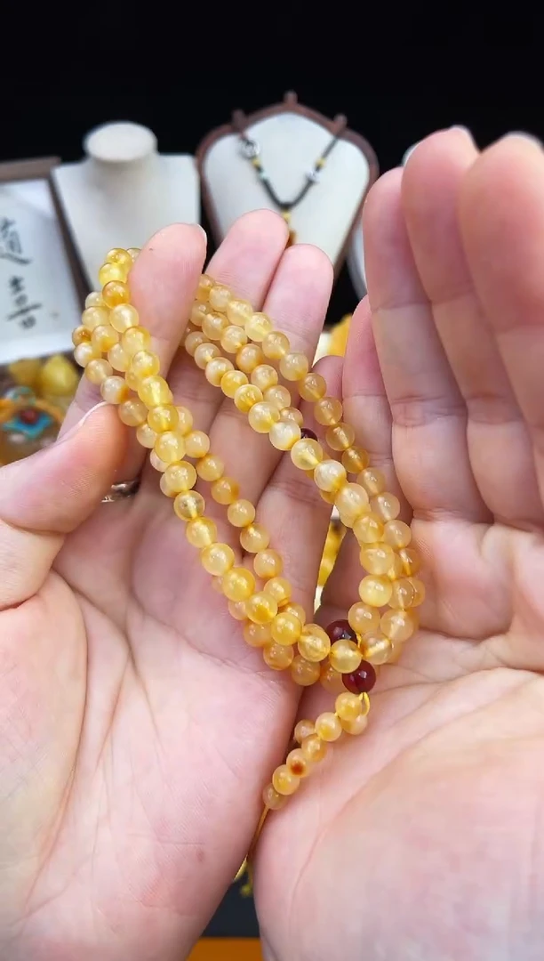 琥珀未镶嵌珠宝奇石柒月