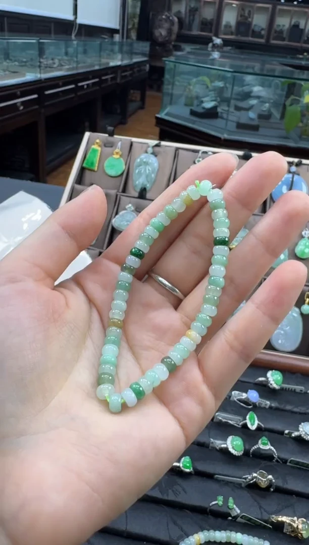 未镶嵌手串翡翠手串