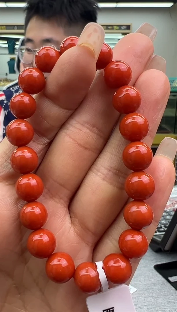 【闪购商品】南红玛瑙手链未镶嵌23秒拍号