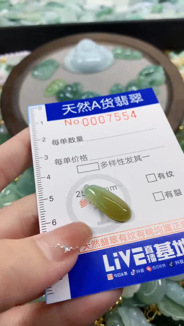 颈饰未镶嵌翡翠天然A货翡翠