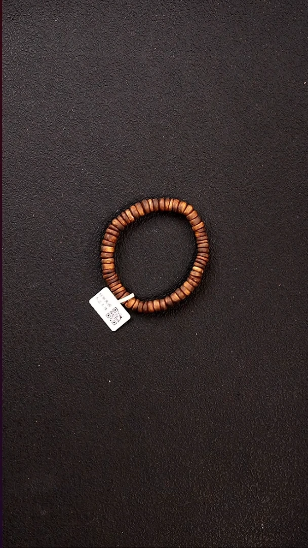 沉香手串莺歌绿棋楠随型算盘珠单圈