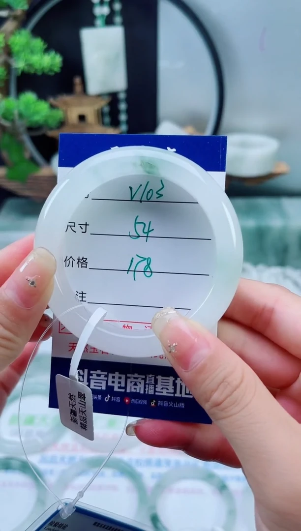 未镶嵌手镯石英质玉（天山翠）103