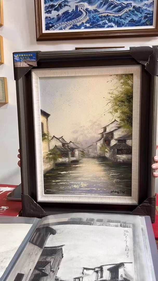 国画张敬油画作品13