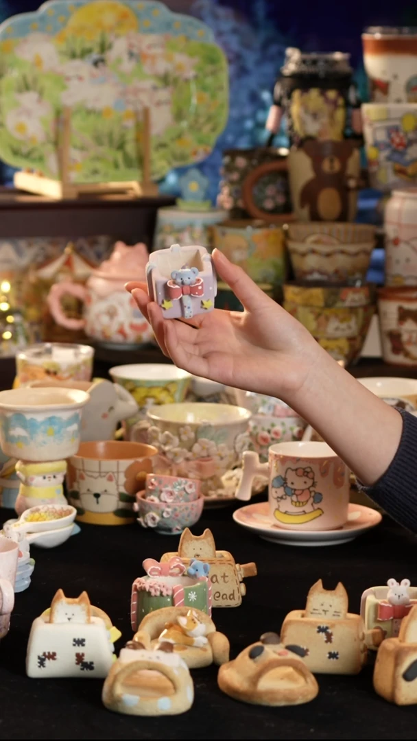 其他陶景德镇釉下彩手绘设计师款陶瓷