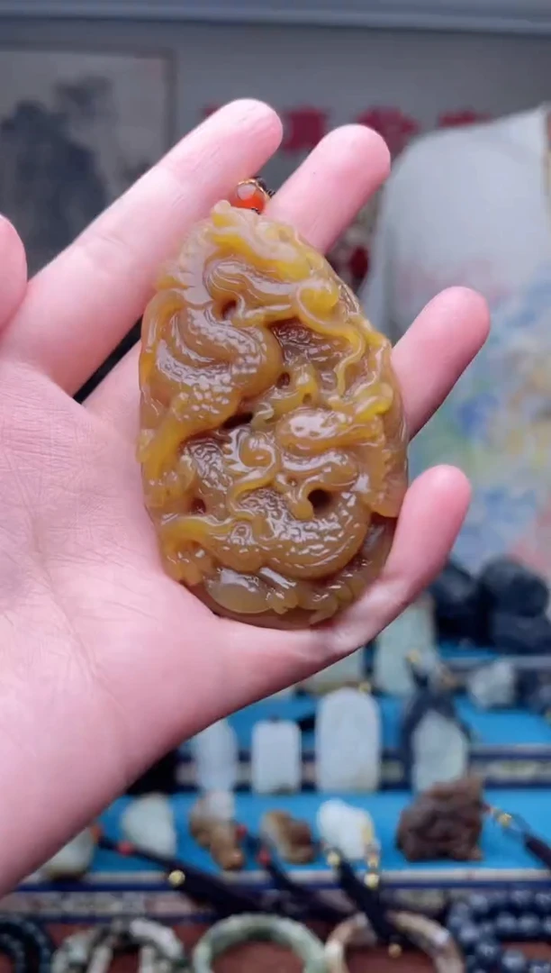 和田玉未镶嵌挂件1