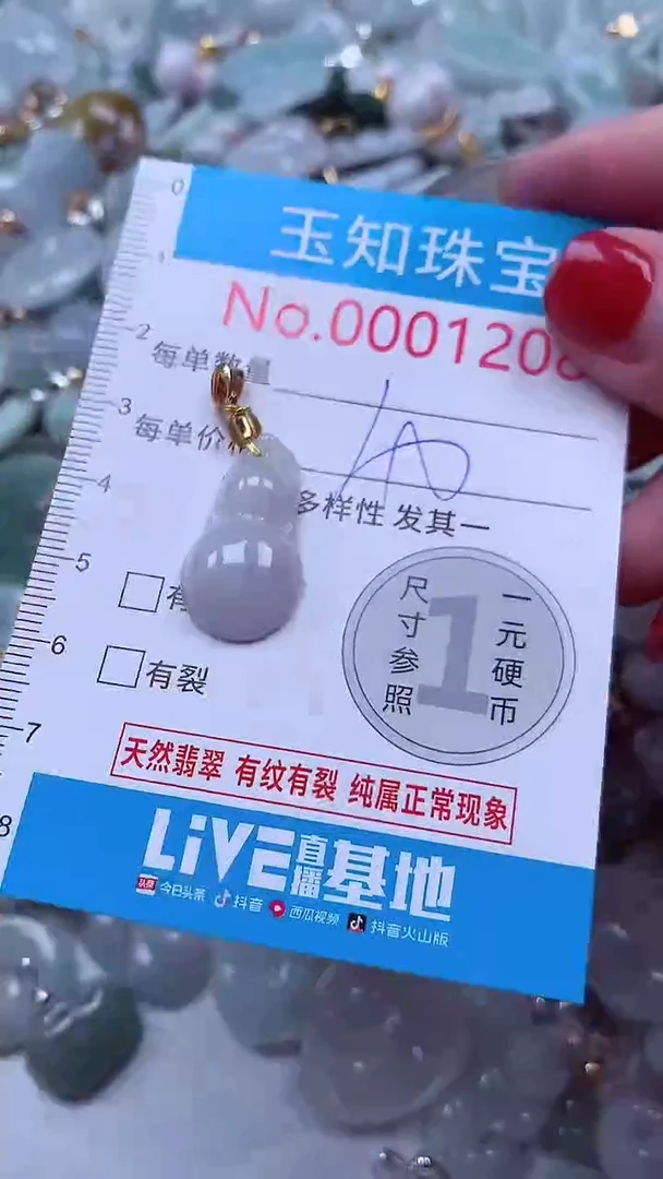 吊坠(不含链)未镶嵌翡翠1208