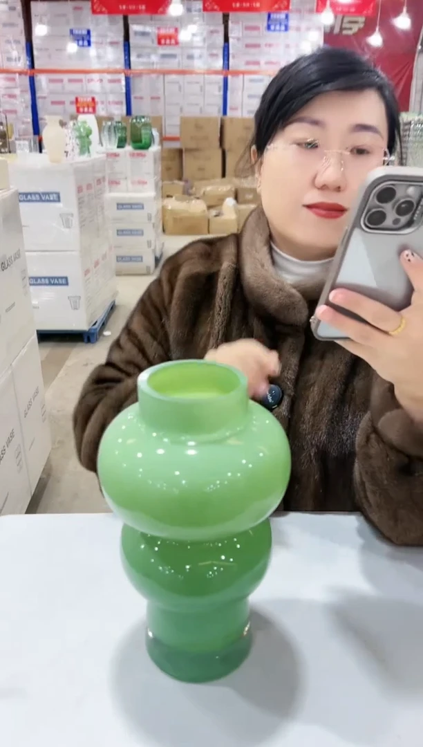 【闪购商品】琉璃绿色双层灯塔