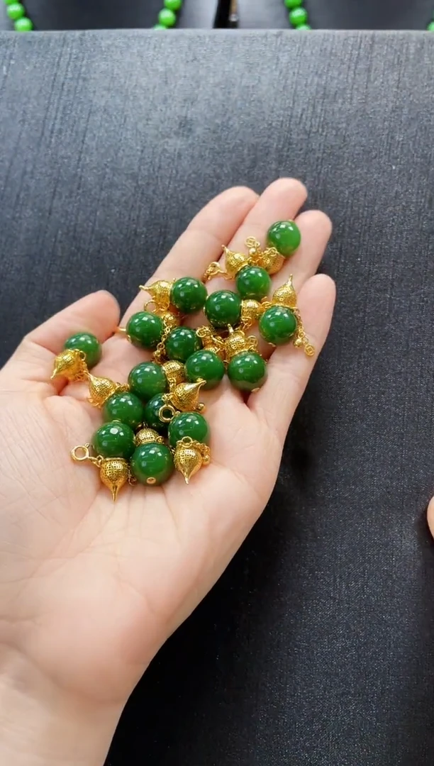 和田玉银S925镶嵌吊坠(不含链)多样性发一